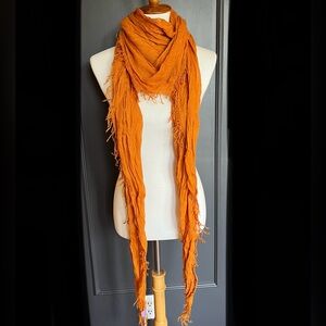 New Auth Chan Luu Cashmere and Silk Scarf Color: Marigold